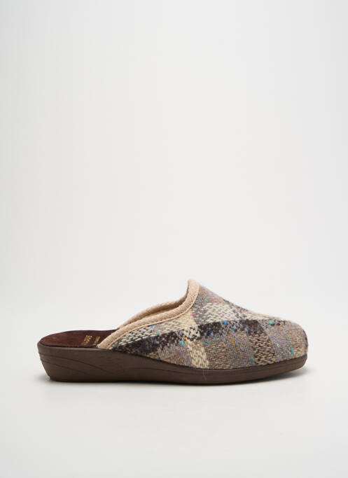 Papuci/Pantofi de casă maro LA VAGUE femeie