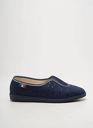 Papuci/Pantofi de casă albastru LA VAGUE femeie