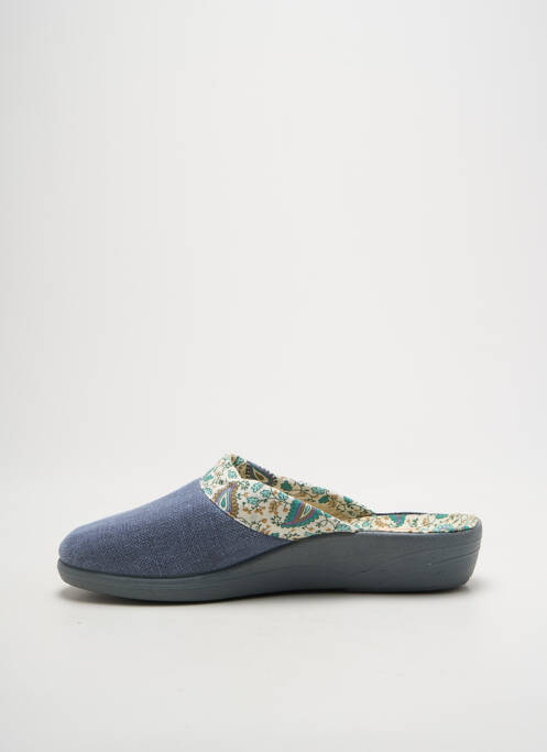 Papuci/Pantofi de casă albastru LA VAGUE femeie
