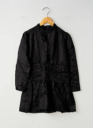 Rochie midi croială evazată mâneci lungi negru ZADIG & VOLTAIRE fată