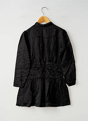 Rochie midi croială evazată mâneci lungi negru ZADIG & VOLTAIRE fată