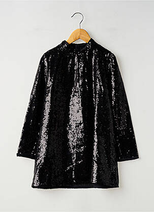 Rochie midi închidere cu fermoar la spate mâneci lungi negru ZADIG & VOLTAIRE fată