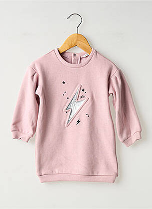 Rochie midi roz IKKS fată