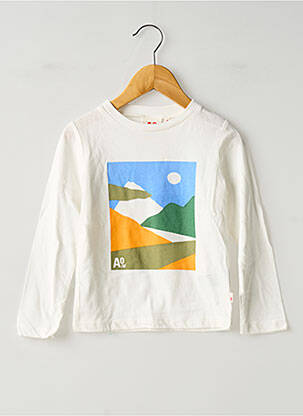 Tricou alb AO76 fată