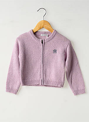 Vestă cu mâneci lungi violet IKKS fată