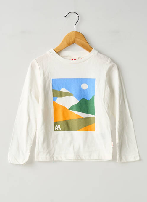 Tricou alb AO76 fată