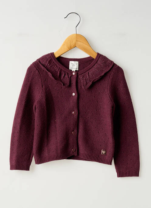 Vestă cu mâneci lungi violet CARREMENT BEAU fată