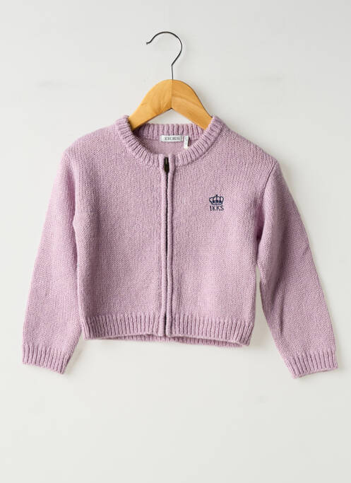 Vestă cu mâneci lungi violet IKKS fată