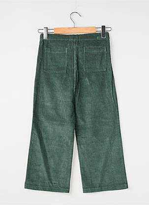Pantalon drept croială dreaptă verde EMILE ET IDA fată