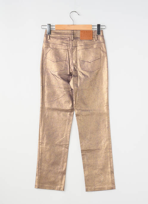 Pantalon drept auriu ZADIG & VOLTAIRE fată