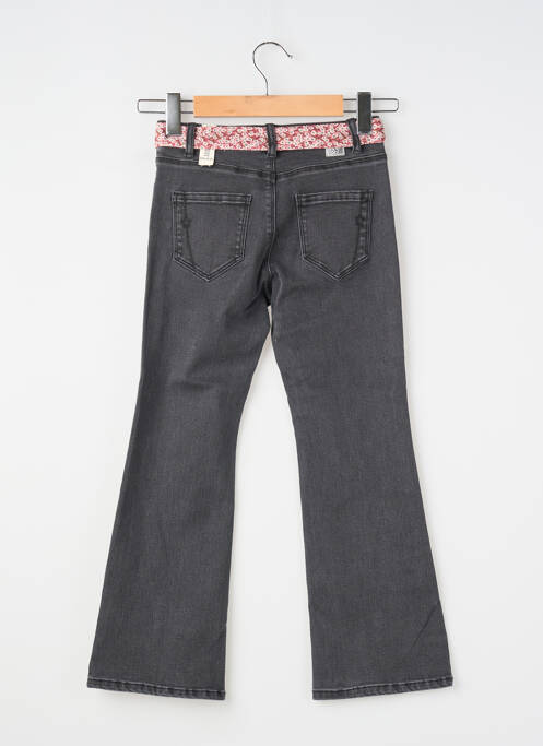 Blugi cu croială evazată gri IKKS fată