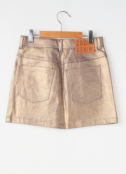 Fustă scurtă auriu ZADIG & VOLTAIRE fată