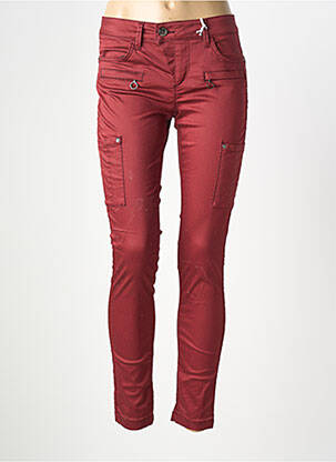 Pantalon slim elasticitate roșu STREET ONE femeie