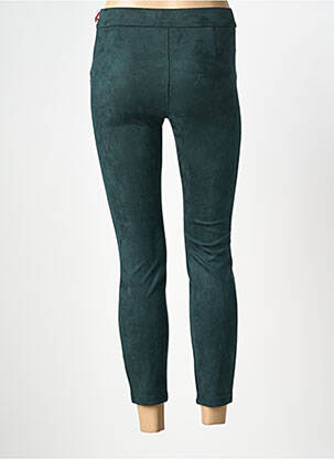 Pantalon 7/8 elasticitate mărime normală verde STREET ONE femeie