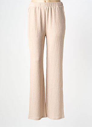 Pantalon drept țesătură crep mărime normală bej IVY BEAU femeie