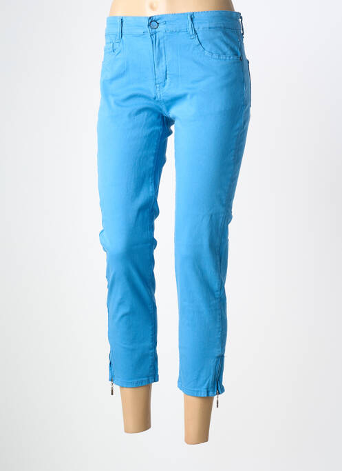 Pantalon trei sferturi albastru KALISSON femeie