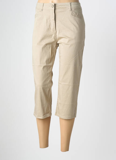 Pantalon trei sferturi bej KALISSON femeie
