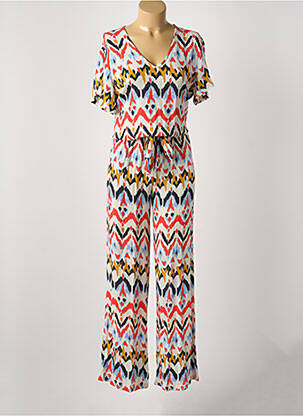 Salopetă-pantalon alb ÉTYMOLOGIE femeie