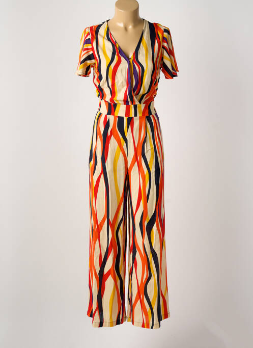 Salopetă-pantalon bej ÉTYMOLOGIE femeie