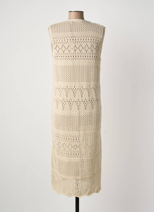 Vestă fără mâneci bej ÉTYMOLOGIE femeie