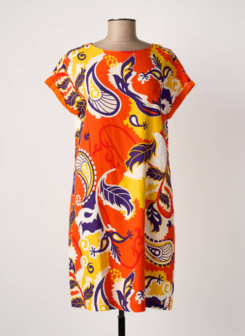 Rochie midi portocaliu ÉTYMOLOGIE femeie