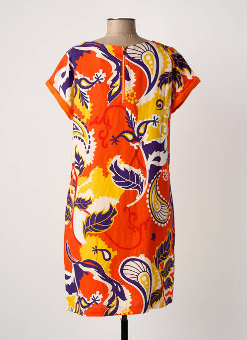 Rochie midi portocaliu ÉTYMOLOGIE femeie