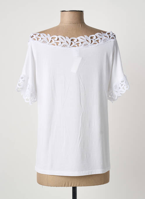 Top alb MADIVA femeie