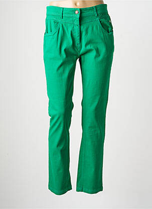 Pantalon slim verde ÉTYMOLOGIE femeie