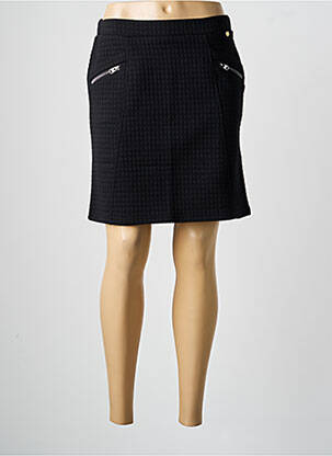 Fustă midi negru ÉTYMOLOGIE femeie