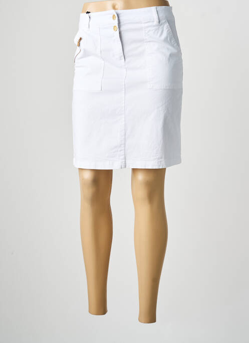 Fustă midi alb ÉTYMOLOGIE femeie