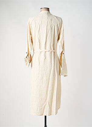 Rochie midi mâneci lungi mâneci lungi bej JDY femeie