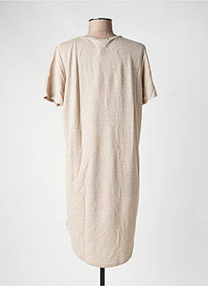 Rochie midi mâneci scurte mâneci scurte bej JDY femeie