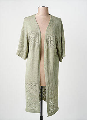 Vestă cu mâneci lungi verde JDY femeie