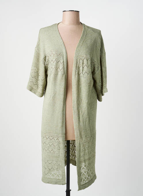 Vestă cu mâneci lungi verde JDY femeie