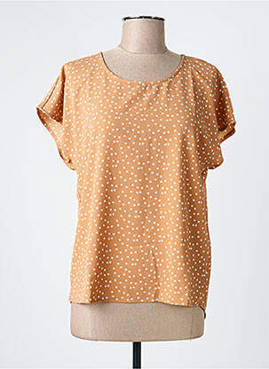 Bluză mâneci scurte mâneci scurte maro JACQUELINE DE YONG femme