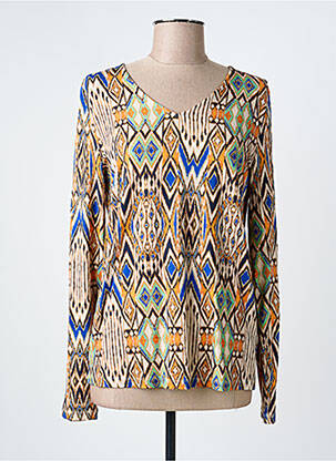 Tricou mâneci lungi mâneci lungi bej IVY BEAU femeie