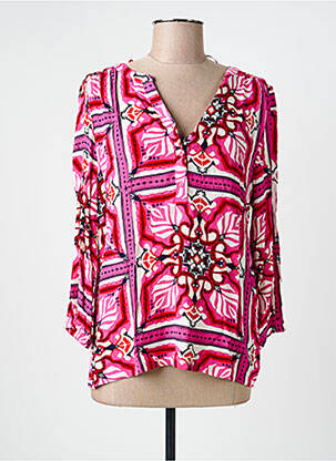 Bluză imprimeu floral mâneci 3/4 roz STREET ONE femme