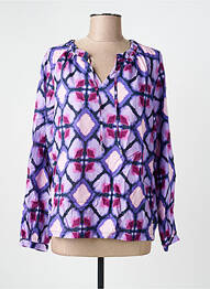 Bluză imprimeu fantezie mâneci lungi violet STREET ONE femme