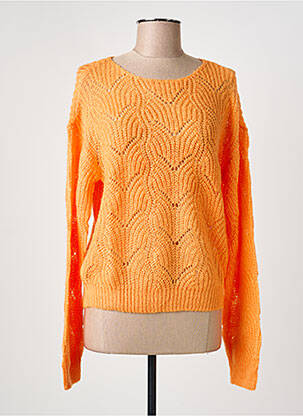 Pulover portocaliu JACQUELINE DE YONG femeie
