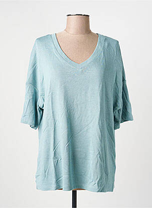 Tricou croială dreaptă mâneci scurte albastru STREET ONE femeie