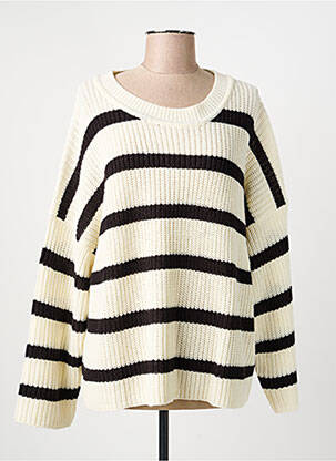 Pulover bej JACQUELINE DE YONG femeie