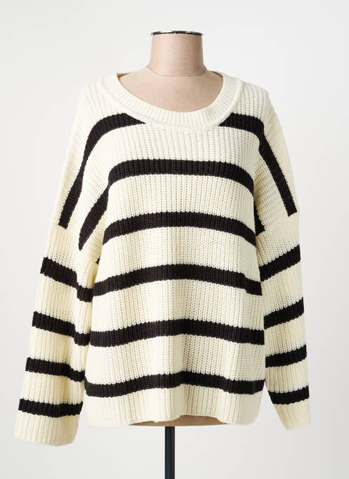 Pulover bej JACQUELINE DE YONG femeie