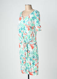Rochie midi mâneci scurte mâneci scurte verde CONCEPT K femme