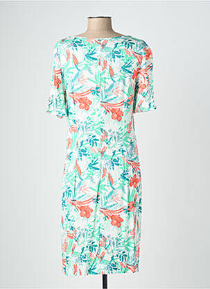 Rochie midi mâneci scurte mâneci scurte verde CONCEPT K femeie