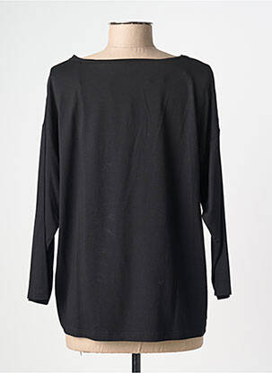 Top elasticitate mâneci lungi negru CHRISTINE LAURE femeie