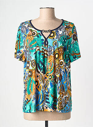 Tricou albastru CHRISTINE LAURE femeie