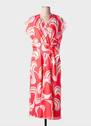 Rochie lungă roșu CHRISTINE LAURE femeie