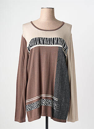 Pulover maro CHRISTINE LAURE femeie