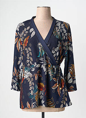 Tricou albastru CHRISTINE LAURE femeie