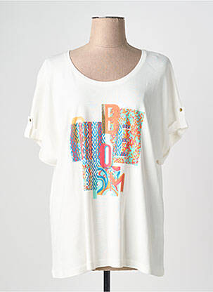 Tricou bej CHRISTINE LAURE femeie